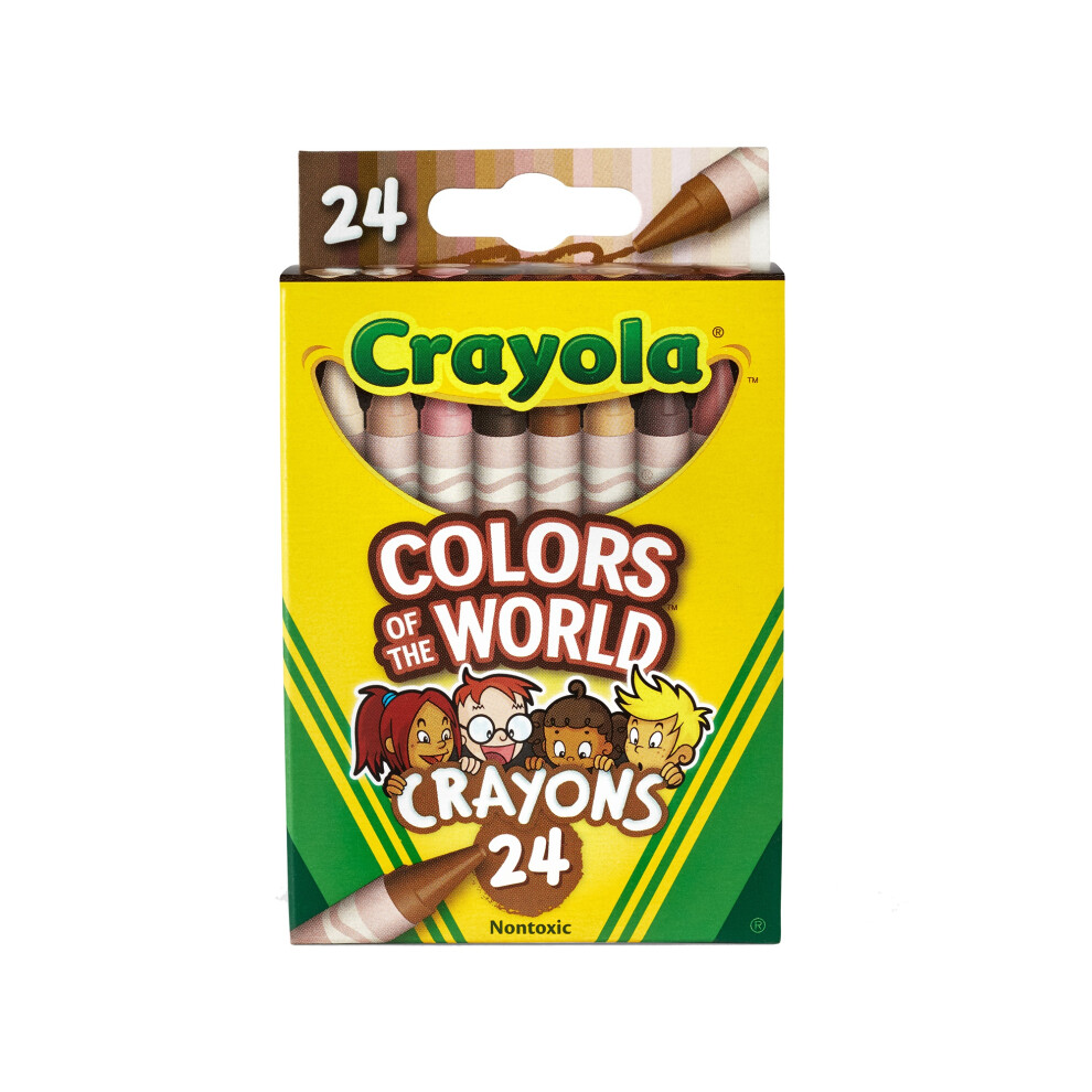 Crayola Colors Of The World Crayons 24/Pkg520108