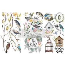 Prima Marketing Re-Design Decor Transfers 6"X12" 3/Sheets-Garden Marvels RE653361