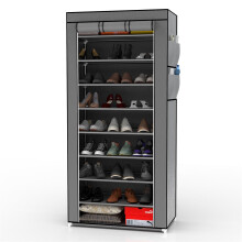 Intirilife Fabric Wardrobe 170x58x28 cm Folding Canvas Closet