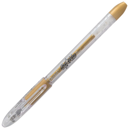 Pentel Pentel Arts Sparkle Pop Metallic Gelpen, 1.0mm, Guld & Silver Bläck, 2-pack