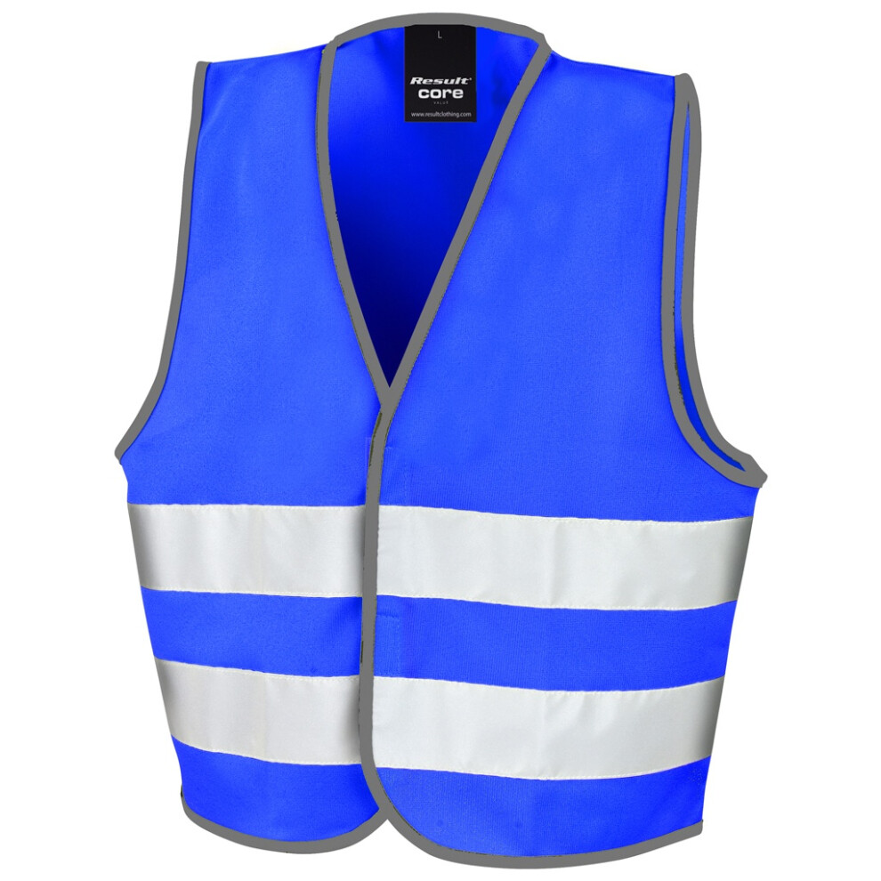 (L, Royal Blue) Result Childrens/Kids Enhanced Hi-Vis Vest