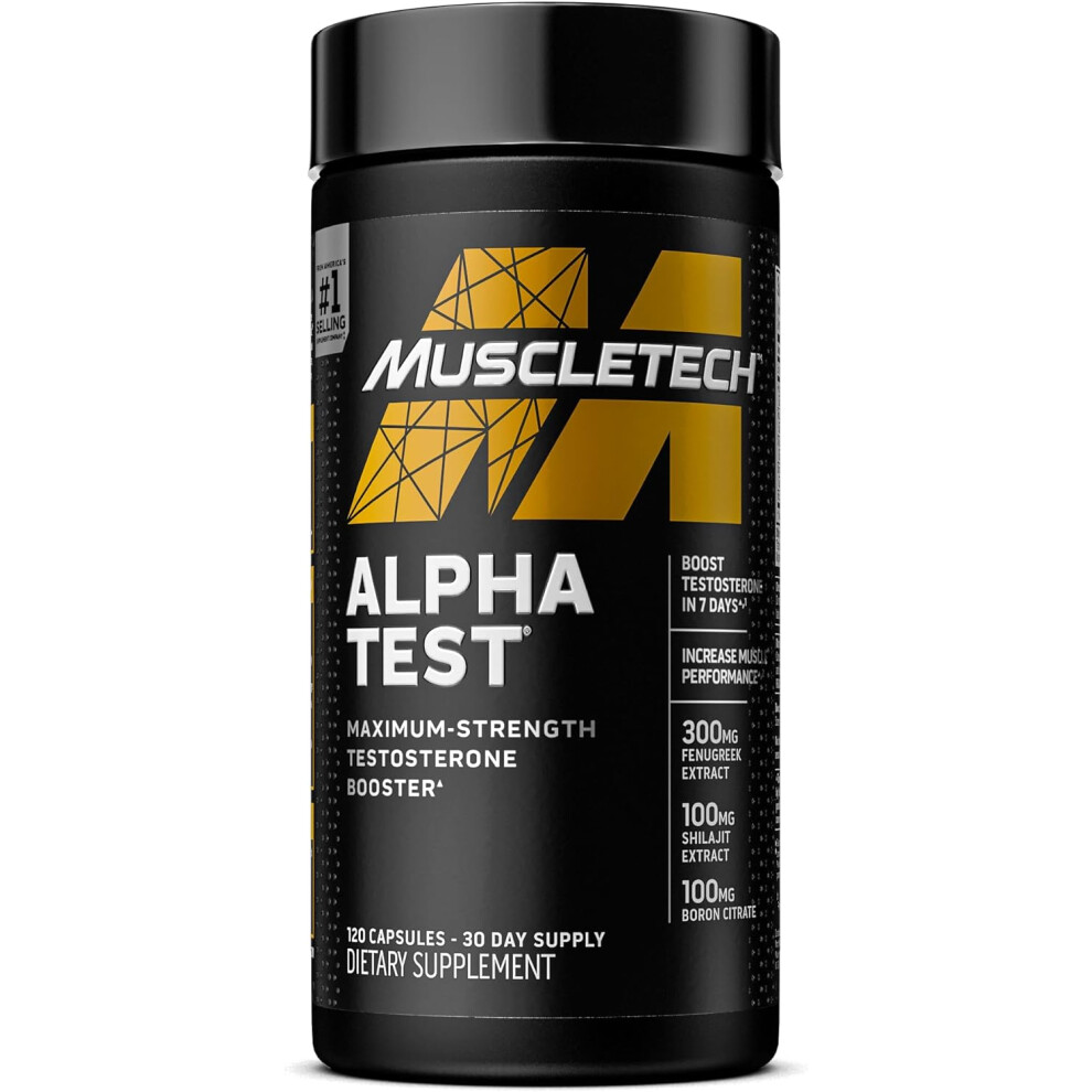 MuscleTech  Alpha Test  - 120 caps 