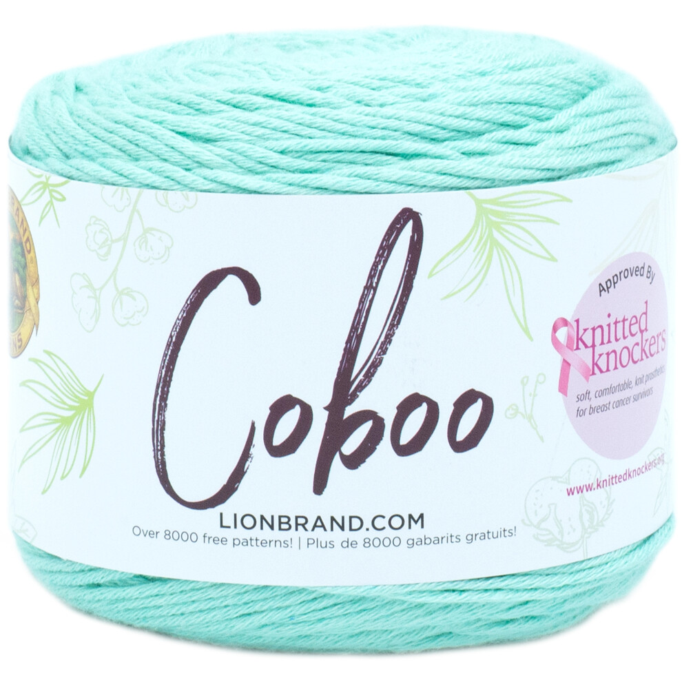 Hilo Lion Brand Yarn Coboo (1 Paquete), Color Liquen-image