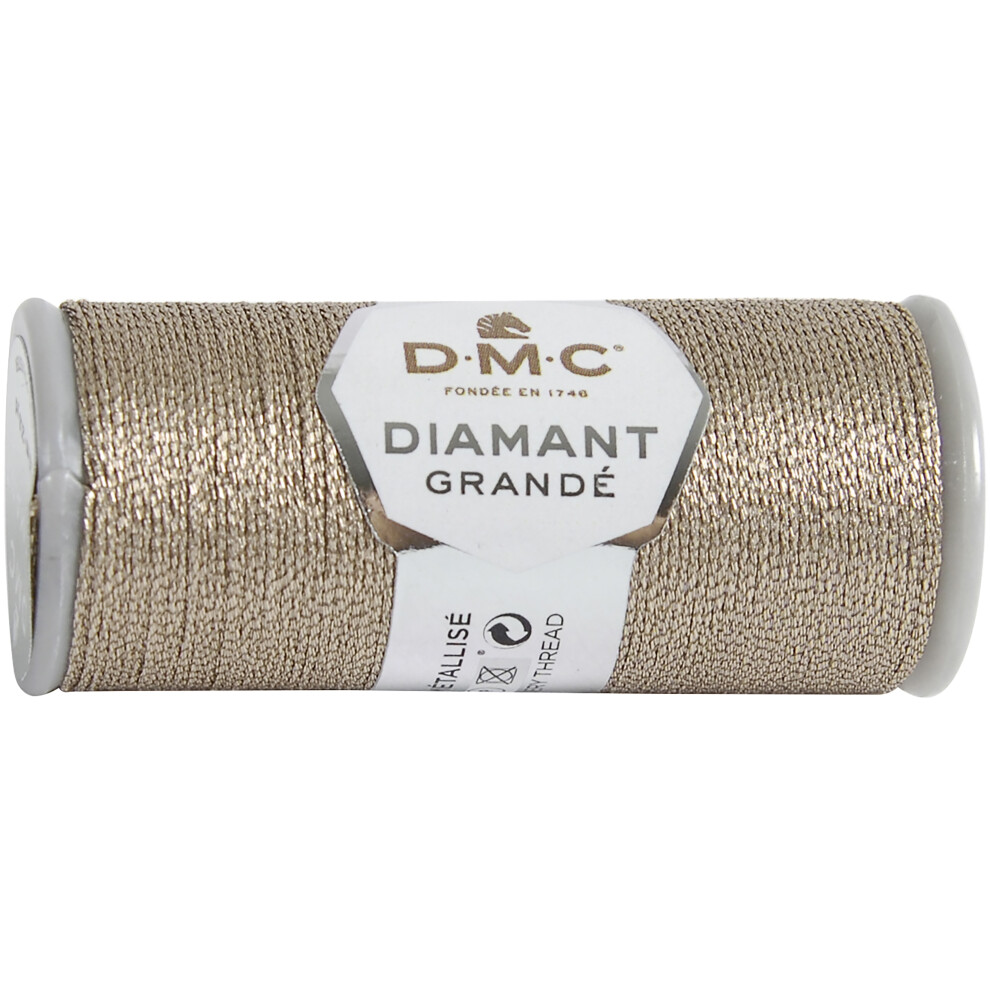 Dmc Diamant Grande Metallic Thread 21.8Yd-Old Rose 381-G225