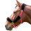 (Full, Pink/Black) Shires Fleece Lined Horse Headcollar 1