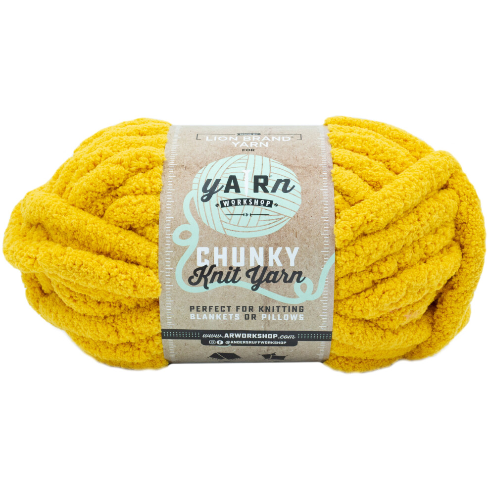 (1 Strang) Lion Brand Yarn 951-158Y Ar Workshop Grobstrick Senfkorn-image