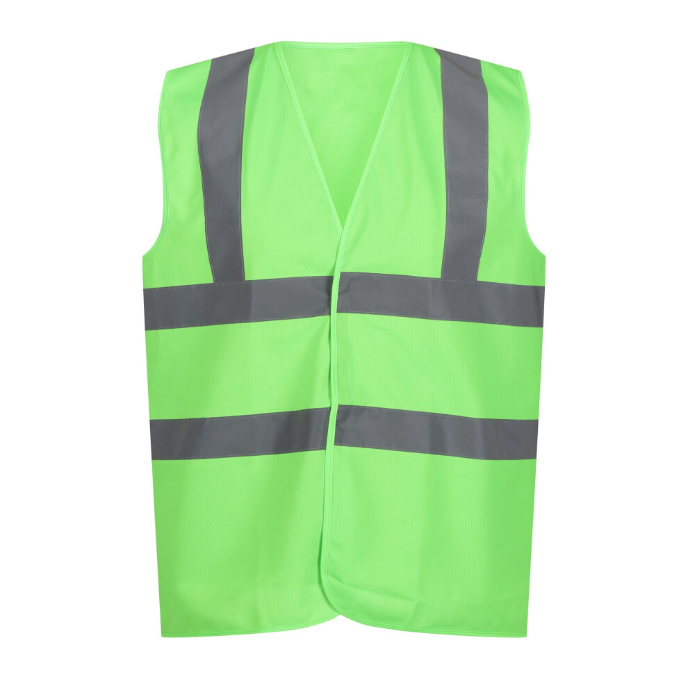 (3XL, Lime Green) Regatta Unisex Adult Pro Identity Hi-Vis Vest