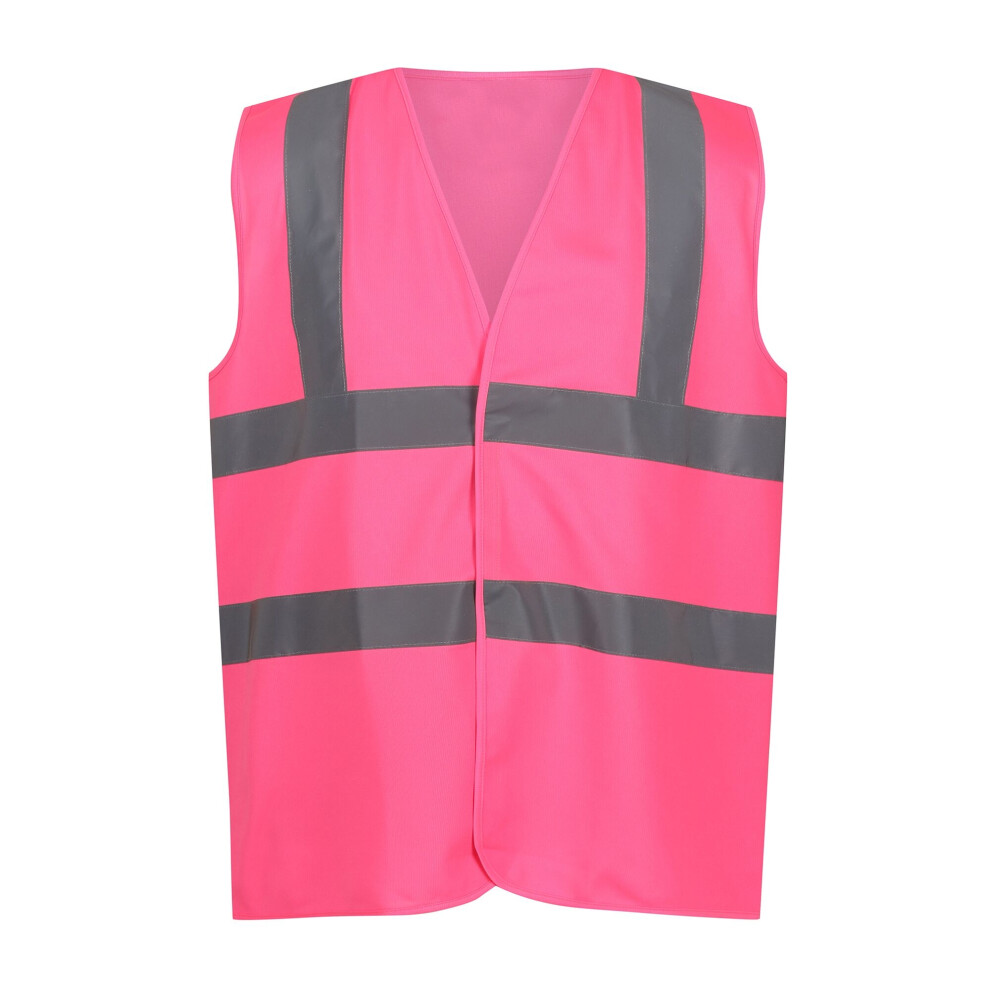 (S, Pink) Regatta Unisex Adult Pro Identity Hi-Vis Vest