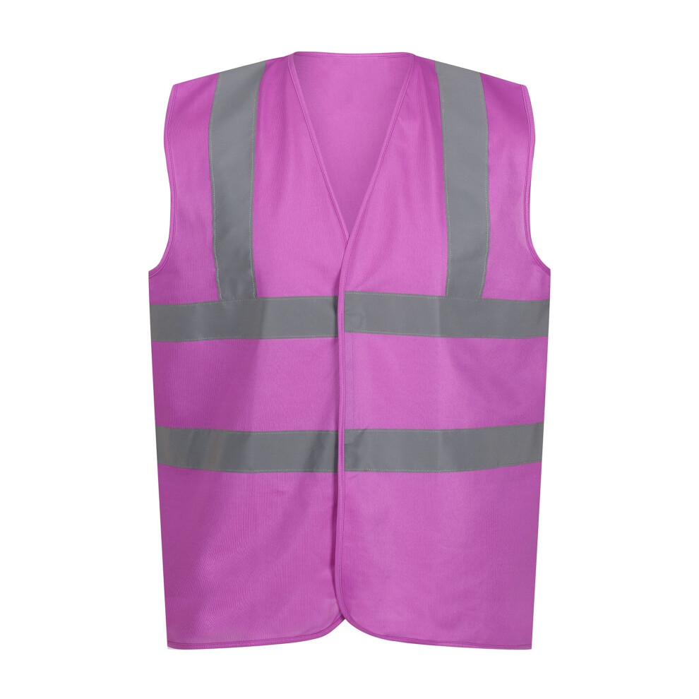 (S, Purple) Regatta Unisex Adult Pro Identity Hi-Vis Vest