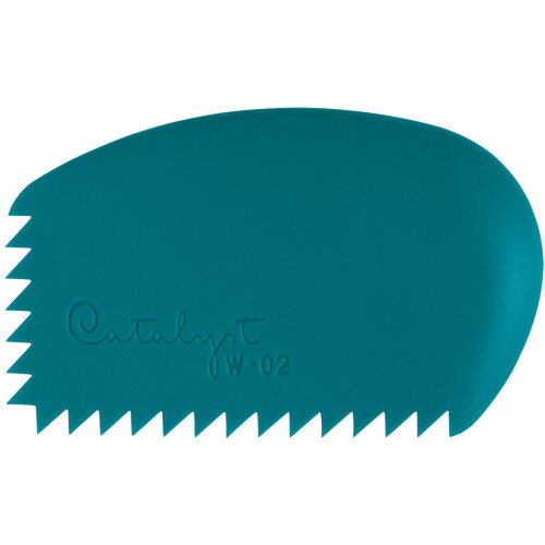 Princeton Catalyst Silicone Wedge Tool-Blue W-02 W-0-2