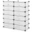 Costway Stackable 12-Cube Shoe Organizer Modular Storage Rack Space Saving 1