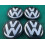 Volkswagen VW Alloy Wheel 65mm Centre Caps - 4x caps - Free Postage 2