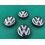 Volkswagen VW Alloy Wheel 65mm Centre Caps - 4x caps - Free Postage 5