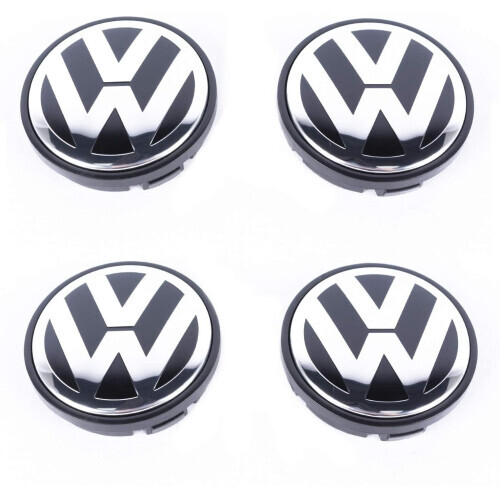 Volkswagen VW Car Wheel Centre Hub Caps 56mm 4 PCS For Jetta 1999-2009 Polo 2002-2015