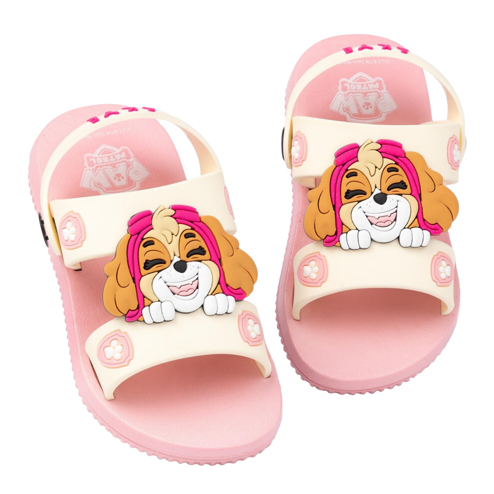 (10 UK Child, Pink) Paw Patrol Girls Skye Sandals