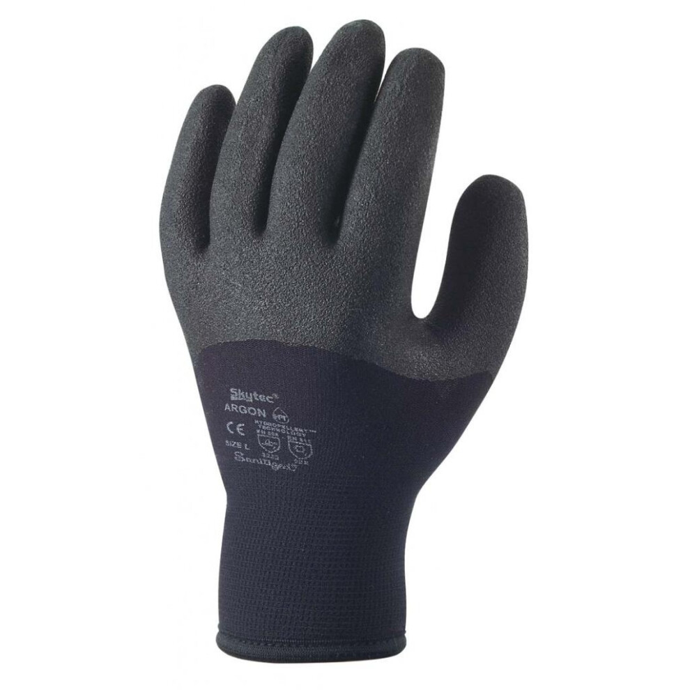 Skytec Men's Black Argon Thermal Gloves Medium