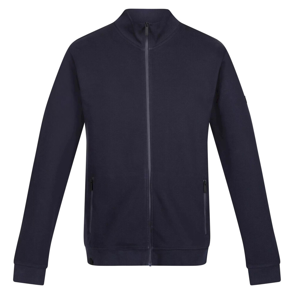 (2XL, Navy) Regatta Mens Felton Sustainable Full Zip Fleece Jacket