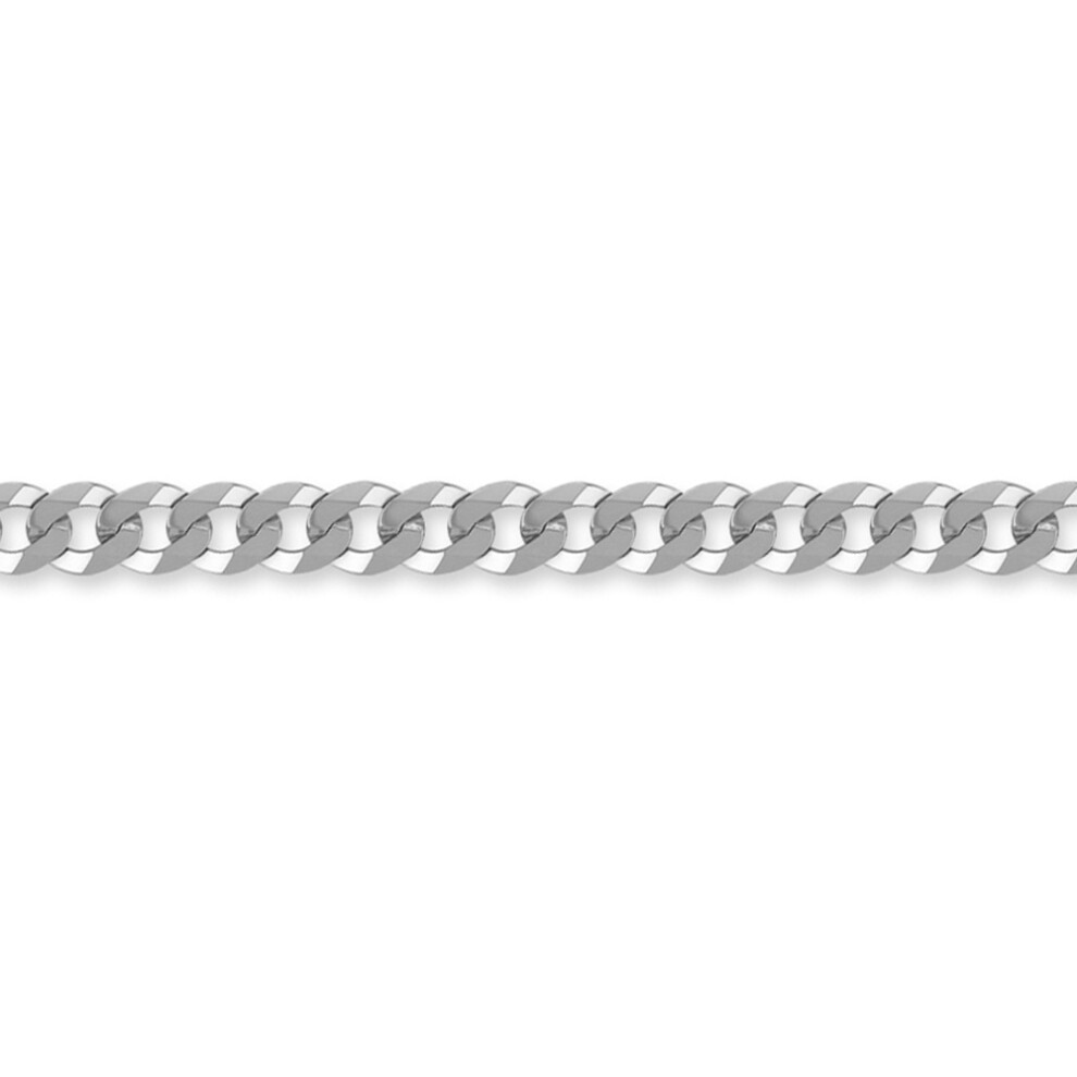 (26) Jewelco London Sterling Silver 6mm Gauge Curb Chain