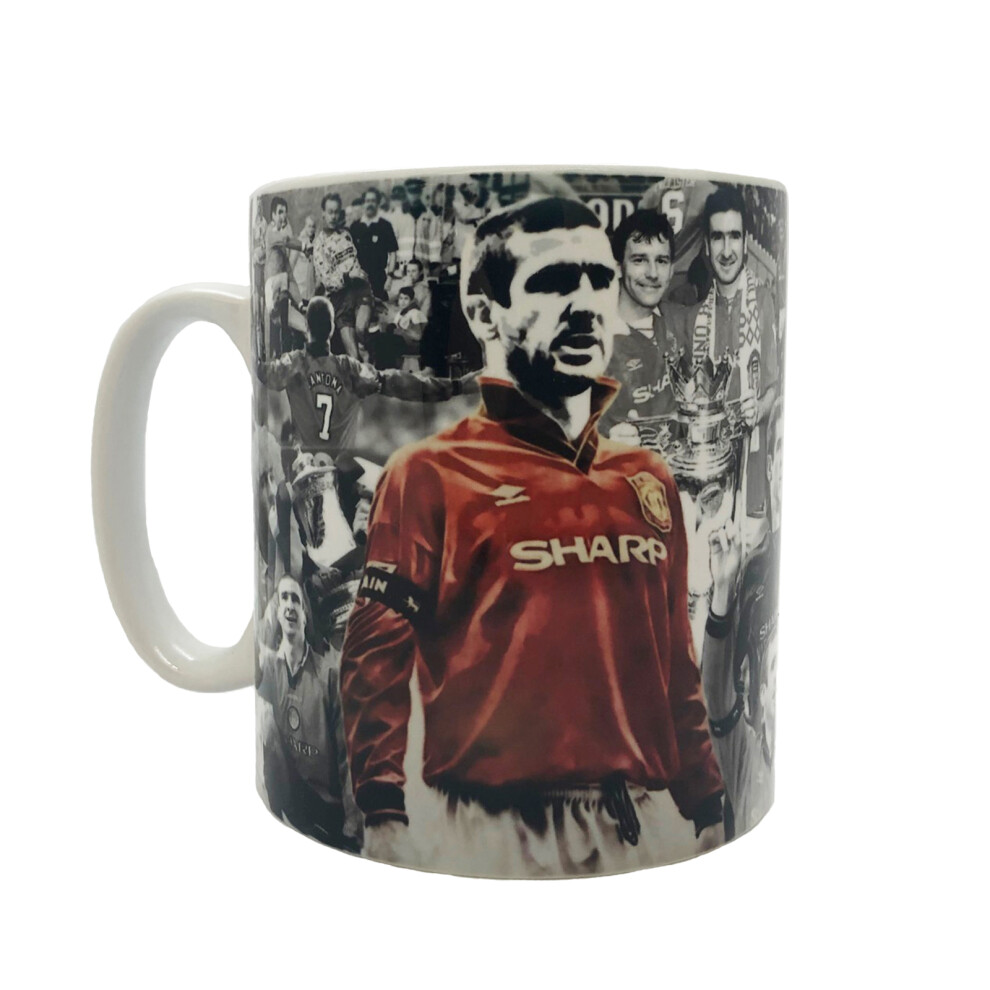 (Red Cantona) Retro Football Legends of Manchester United Ceramic Mug