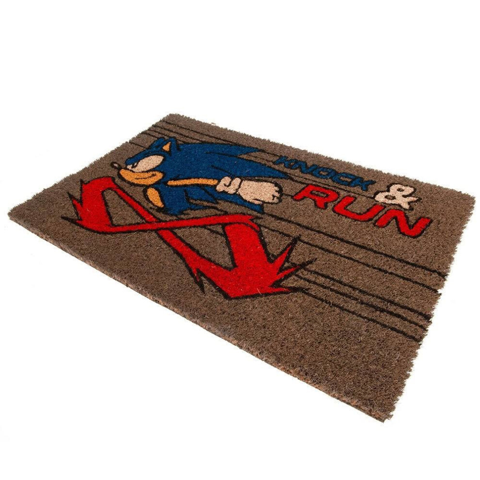 Sonic The Hedgehog Knock And Run Door Mat