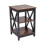 Living And Home Vintage Wooden Side Table 1