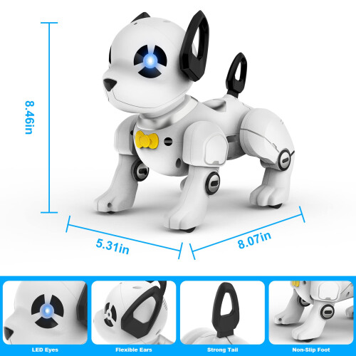 Pet Dog Toy, Programmable Remote Control Puppy for Early Education & Fun Learning 2