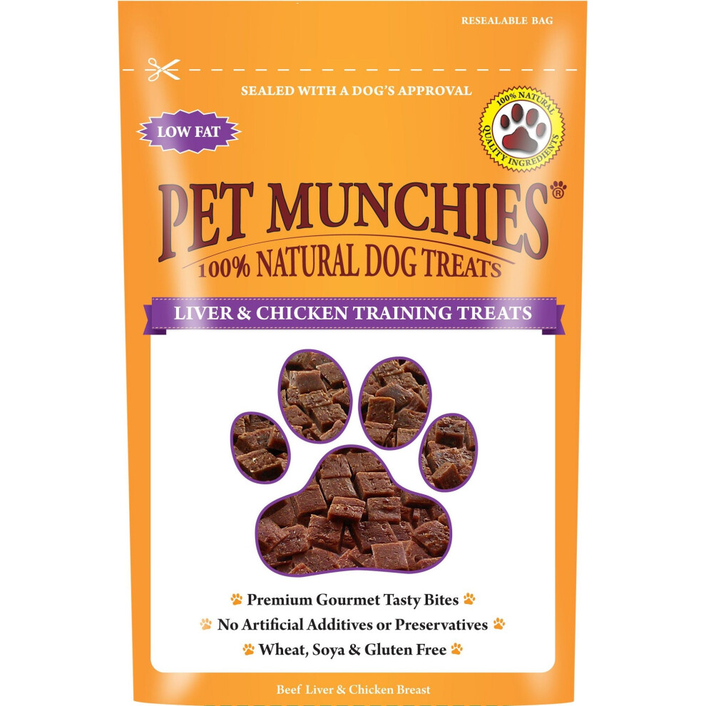 (50g, Brown) Pet Munchies Dog Training Treats (Pack of 8)