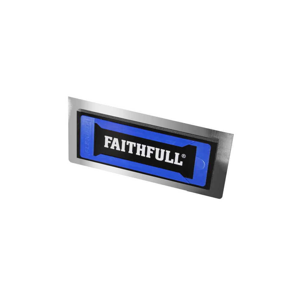 Faithfull Stainless Steel Flexifit Trowel With Foam 18" - Faipflex18s