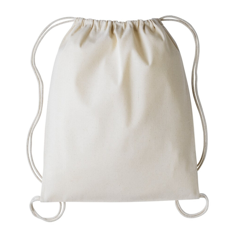 Nutshell Unisex Multicoloured (One Size, Natural/Natural) Drawstring Gymsac