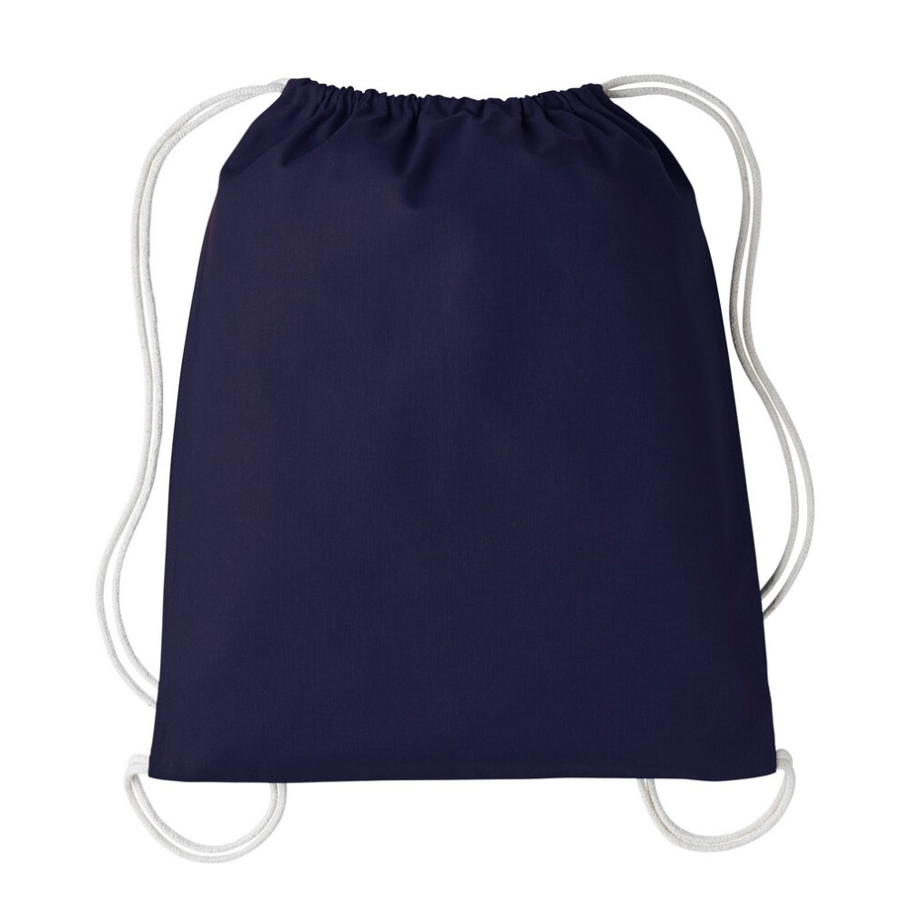 Nutshell Unisex Multicoloured (One Size, French Dark Navy/Natural) Drawstring Gymsac