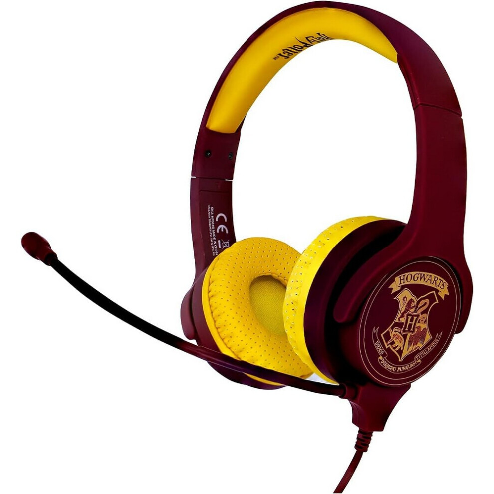 Harry Potter Childrens/Kids Hogwarts Crest Interactive Headphones