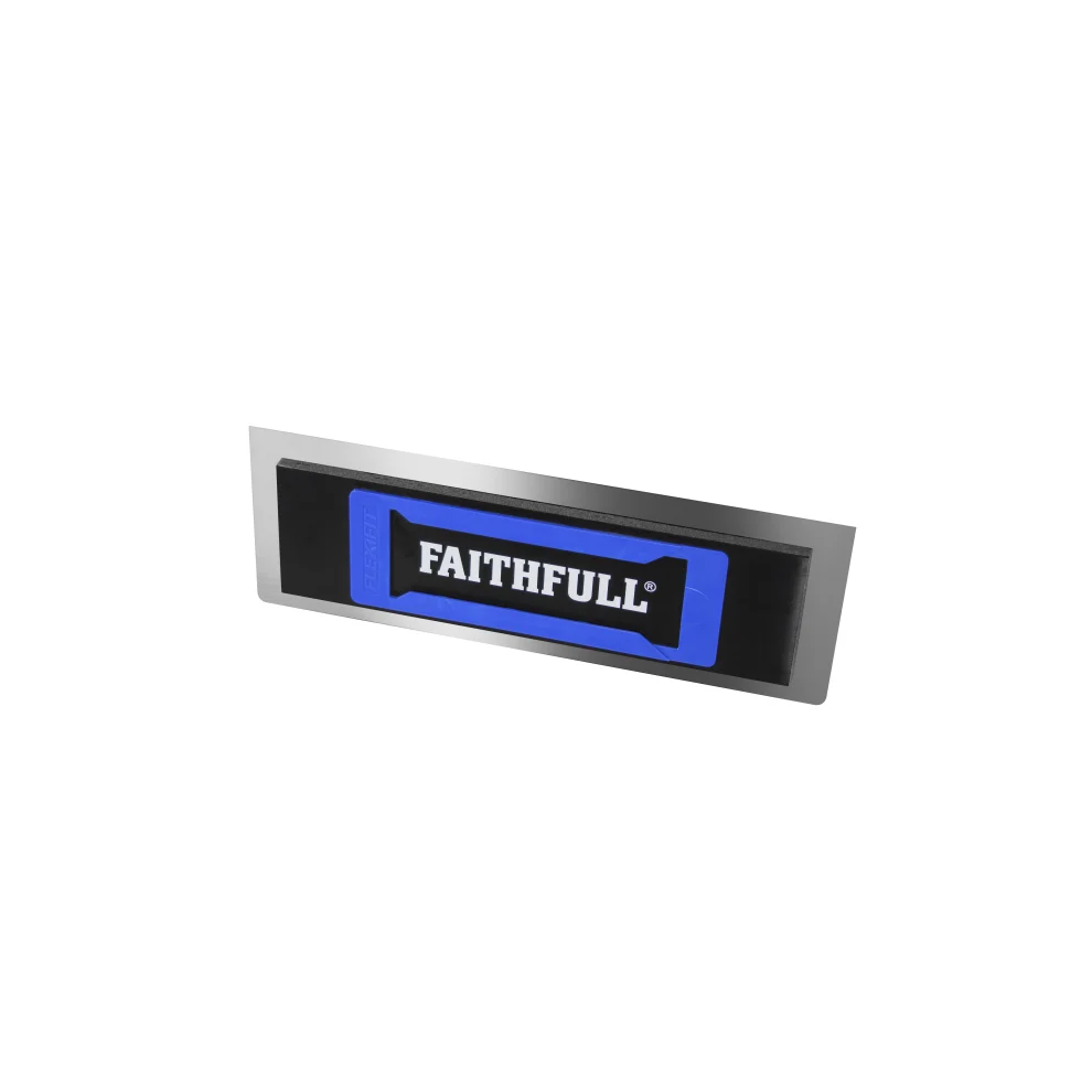 Faithfull Stainless Steel Flexifit Trowel with Foam 14" - FAIPFLEX14S