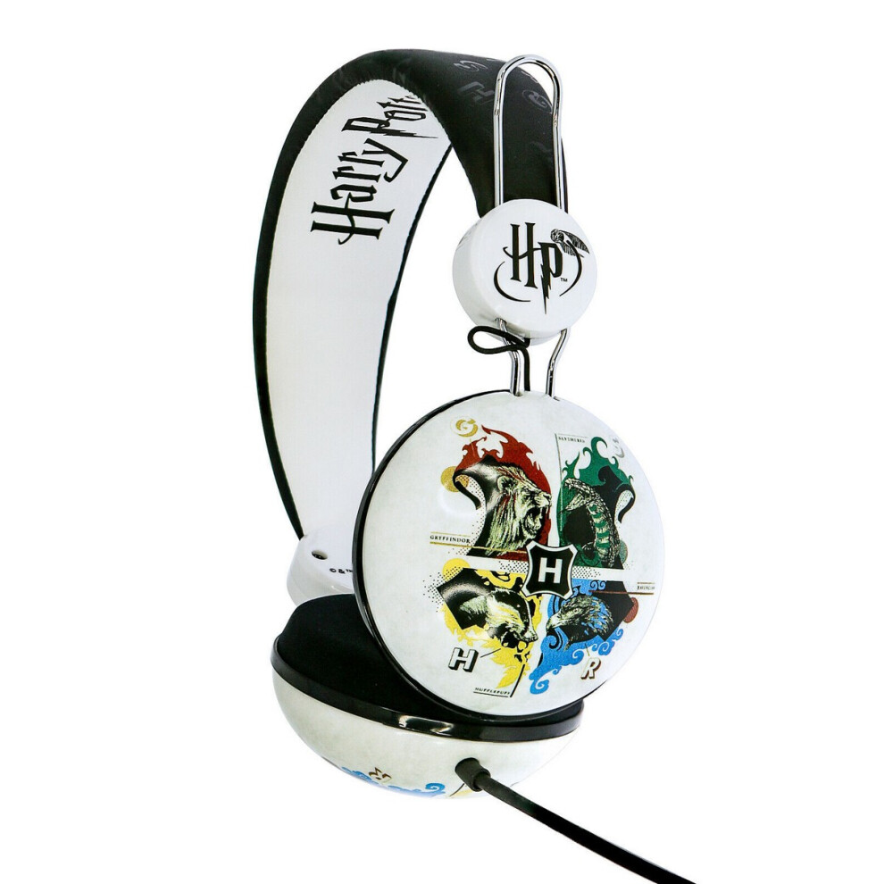 Harry Potter Childrens/Kids Hogwarts Crest On-Ear Headphones