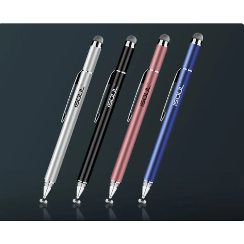 Stylus Pen Disc Styli 2 in 1 Touch Screen Pen with Replacement Tip for Smartphones iPhone iPad Mini iPad 10.2 inch 8th Gen Tablet Stylus