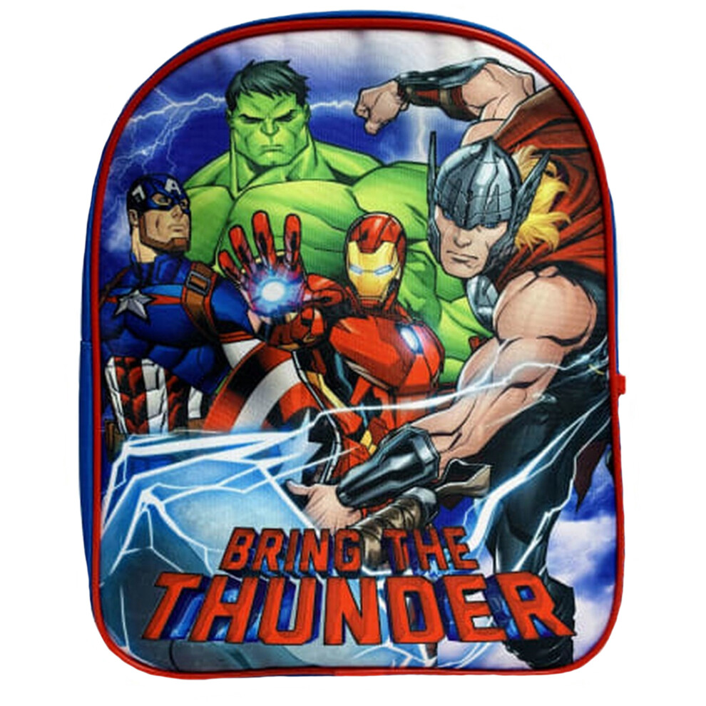 Avengers Childrens/Kids Bring The Thunder Backpack Blue