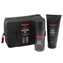 MEN'S HEALTH WEEKEND KIT WASH DEODORANT BODY SPRAY BODY WASH