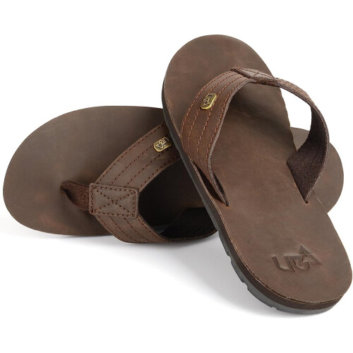 (7) Urban Beach Gibson Leather Flip Flops 2
