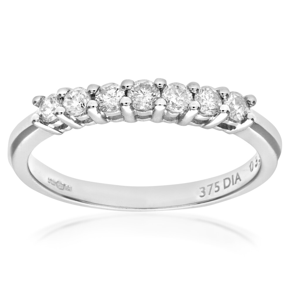 (R) Jewelco London 9ct White Gold Diamond Eternity Ring-image-OPC-P8HKGNK-NEW