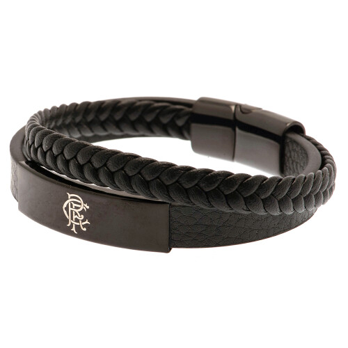 Rangers Black Leather Bracelet 2