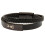 Spurs Black Leather Bracelet 1