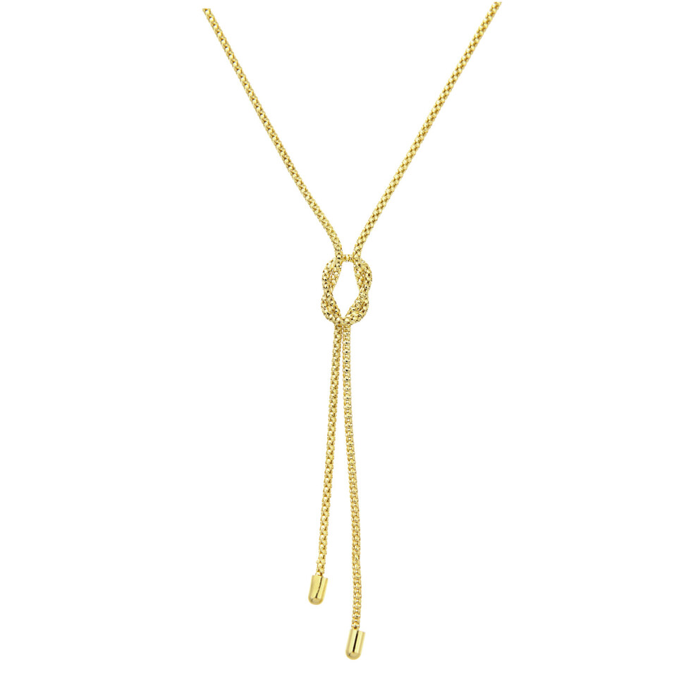 Jewelco London 9ct Yellow Gold Popcorn Negligee Necklace 18 inch 46cm - HHHAXL121