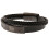 West Ham Black Leather Bracelet 2