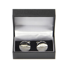 Arsenal Stainless Steel Round Cufflinks
