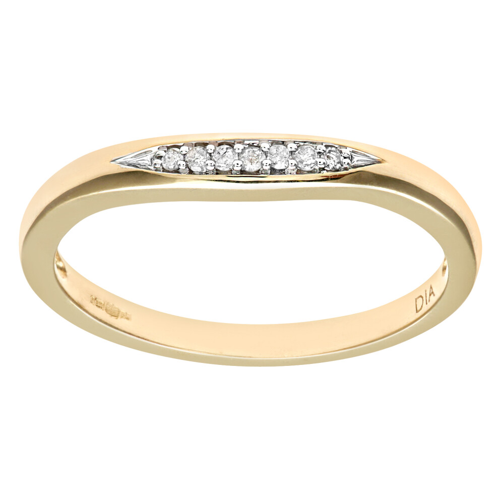 (M) Jewelco London  Ladies 9ct Yellow Gold Diamond Eternity Ring-image-OPC-P8HK92G-NEW