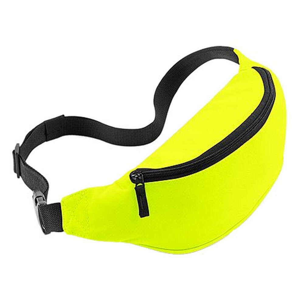 (One Size, Fluoresent Yellow) Bagbase Adjustable Belt Bag (2.5 Litres)