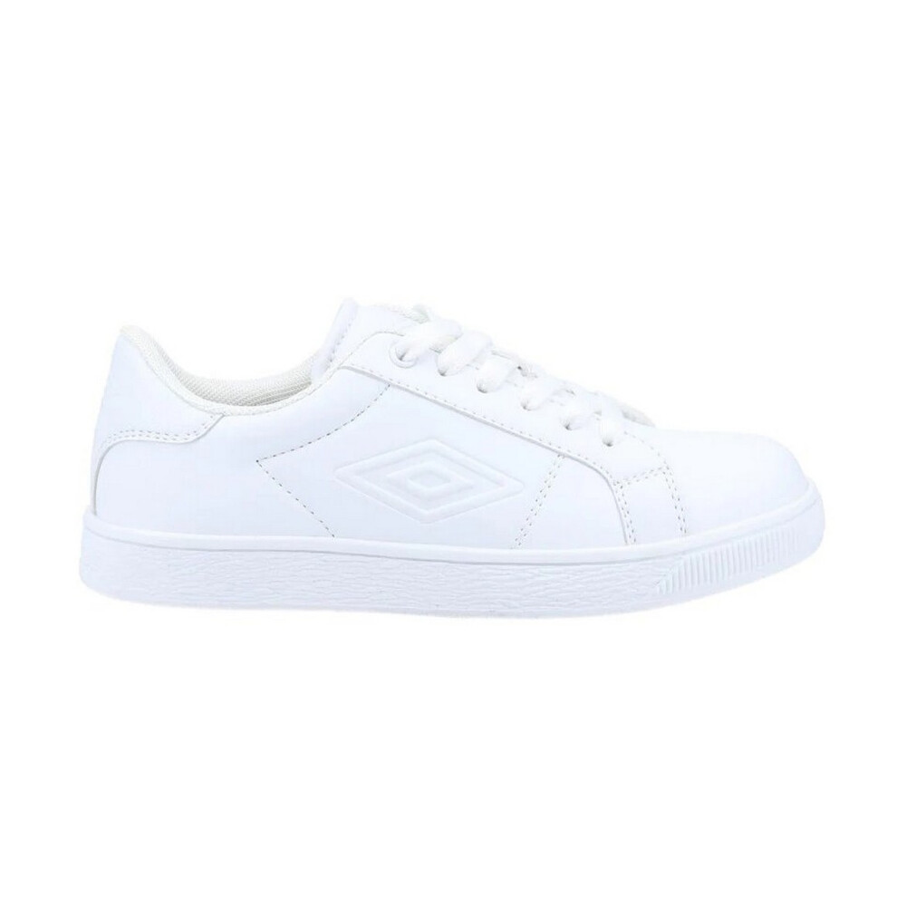 (11 UK Child, White) Umbro Childrens/Kids Medway Lace Trainers