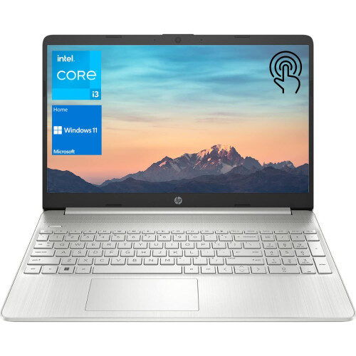 Refurbished HP HP Notebook Laptop 15.6" Touchscreen Core i3 32GB RAM 1TB SSD - Silver 1