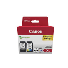 Compatibele inktcartridge - Canon - PG-545XL/CL-546XL - Zwart - Multi-kleuren - 50 fotopapier