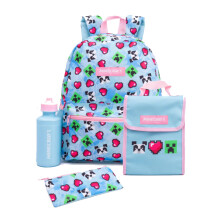 Minecraft Pixel Backpack Set