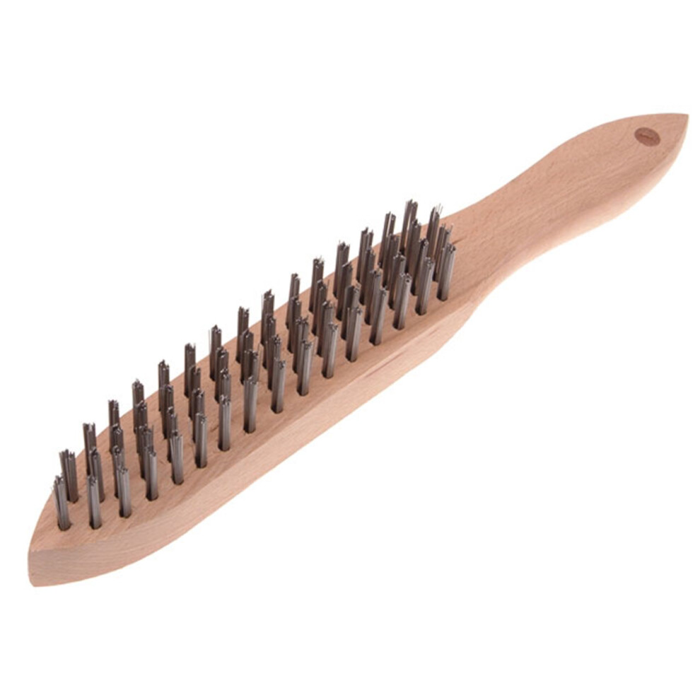 Faithfull FAI6804 680/4 Heavy-Duty Scratch Brush 4 Row 28 Gauge